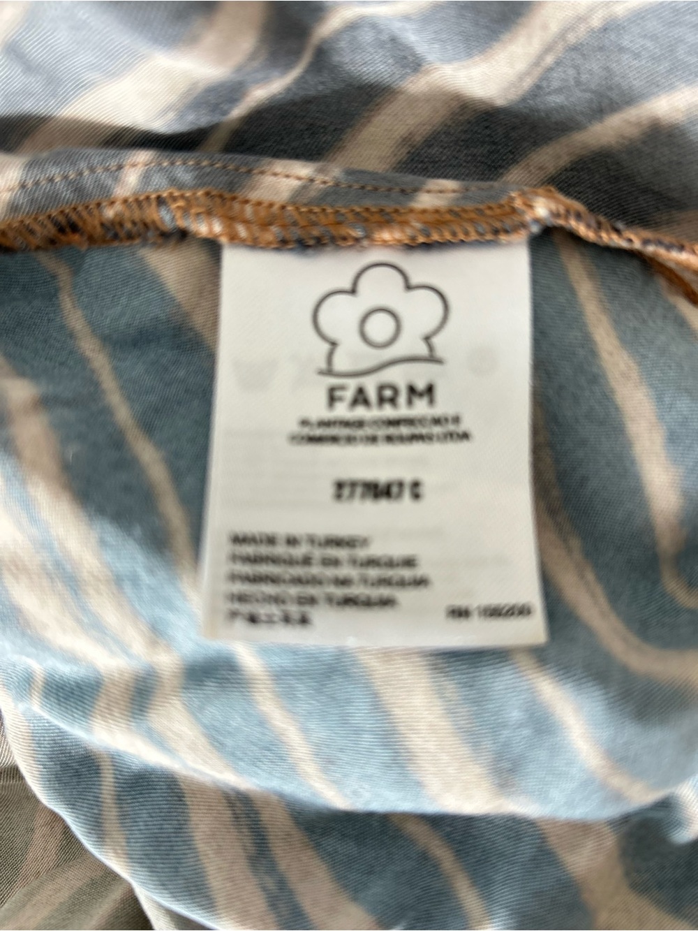 FARM Rio Chevron Halter dress - Picture 3 of 6